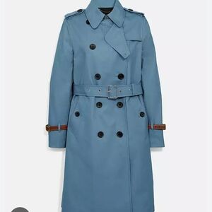 Coach Navy Trench Coat